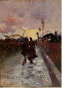 Charles conder Going Home USA oil painting artist